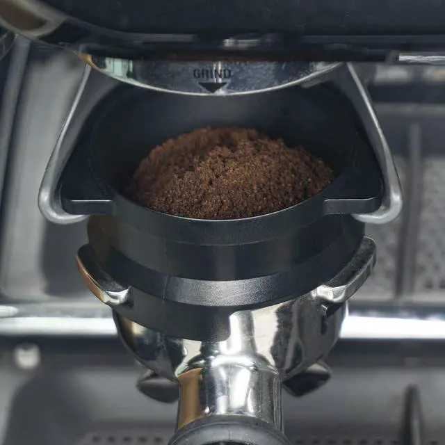 Alt view image 4 of 7 - 54mm Dosing Funnel for Breville Barista Portafilters, Hands-Free Coffee Accessrioes Dishwasher Safe, Black