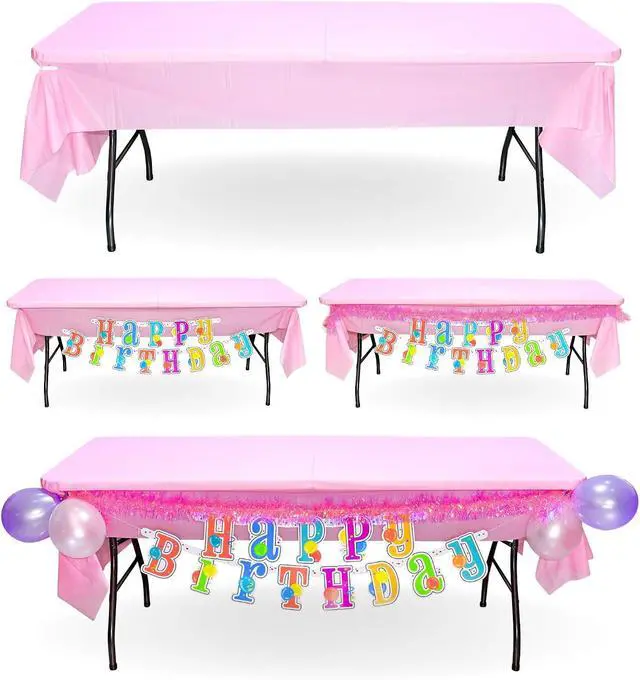 Alt view image 5 of 6 - 32 Pack of Reusable Tablecloth/Table-Cover Clips Great for Disposable Plastic Table Covers Celebration/Party Table Décor