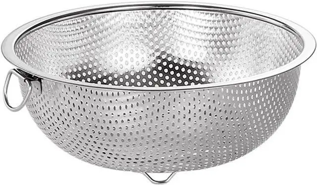 Main image of GREATLINK Stainless Steel Colander and Fine Mesh Strainer for Kitchen, 7.7Inch Pasta and Rice Strainer, Small Metal Sieve/Washing Bowl/Pot Drainer/Sifter for Spaghetti, Berry, Fruit, Vegetable