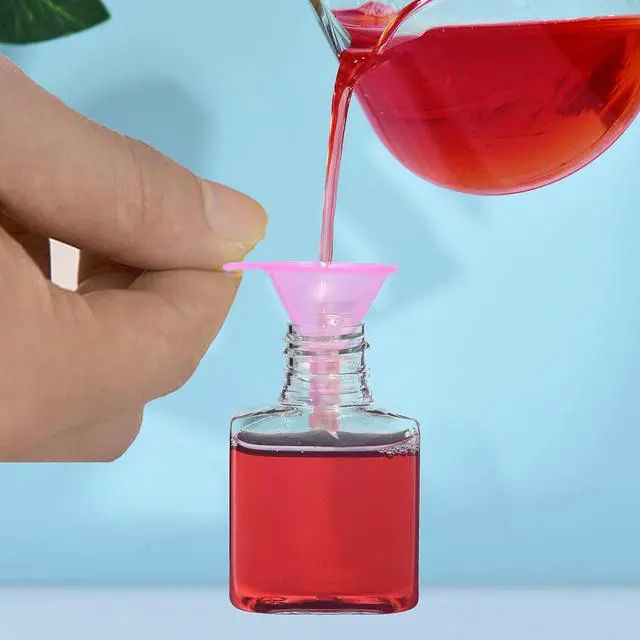 Alt view image 3 of 6 - Delove All Purpose Plastic Funnel Set of 6 - Funnels for Kitchen Use Filling Bottles - Small Funnel Set- Mini/Small//Large - Food Grade and BPA Free