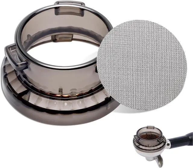 Main image of 54mm Dosing Funnel for Breville Espresso Portafilter, 53.5mm Puck Screen | Compatible with Breville Espresso Machine Accessories, For Breville Series Barista & Bambino Espresso Machines