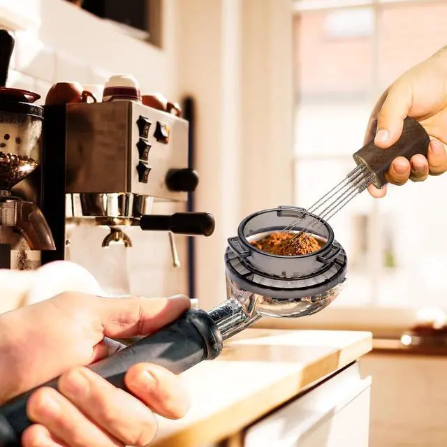 Alt view image 7 of 7 - 54mm Dosing Funnel for Breville Espresso Portafilter, 53.5mm Puck Screen | Compatible with Breville Espresso Machine Accessories, For Breville Series Barista & Bambino Espresso Machines