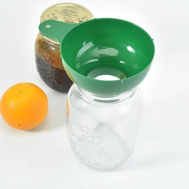 Alt view image 4 of 7 - Wide Mouth Plastic Funnel Canning Funnels for Filling Mason Jars Cooking Kitchen Accessories for Filling Bottles Bags Transferring Liquid Dry Ingredients Oil Coffee Beans Spice Blends