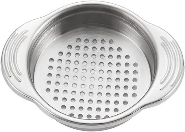 Main image of Stainless Steel Canning Colander Food Can Strainer Fruit Can Sieve Colander Kitchen Tool for Tuna