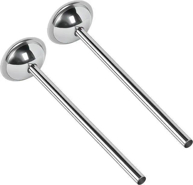 Main image of 2-Pack 10mm Stainless Steel Sausage Stuffing Tubes for #5 Sausage Stuffer | Fit to Homemade Snack Sticks & Breakfast Links, Slim Sausage Stuffing HornFor Manual/Electric Meat Sausage Stuffer