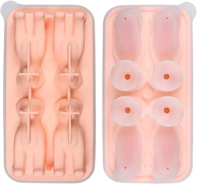 Main image of 3D Labrador Ice Cube Mold, Cute Dog Silicone Popsicle Molds (Pink) | BPA-Free, Easy Demolding, Dishwasher Safe, Animal Popsicle Maker Mold, Cute Kids Ice Cream Molds, Ice Cube Tray for Toddlers