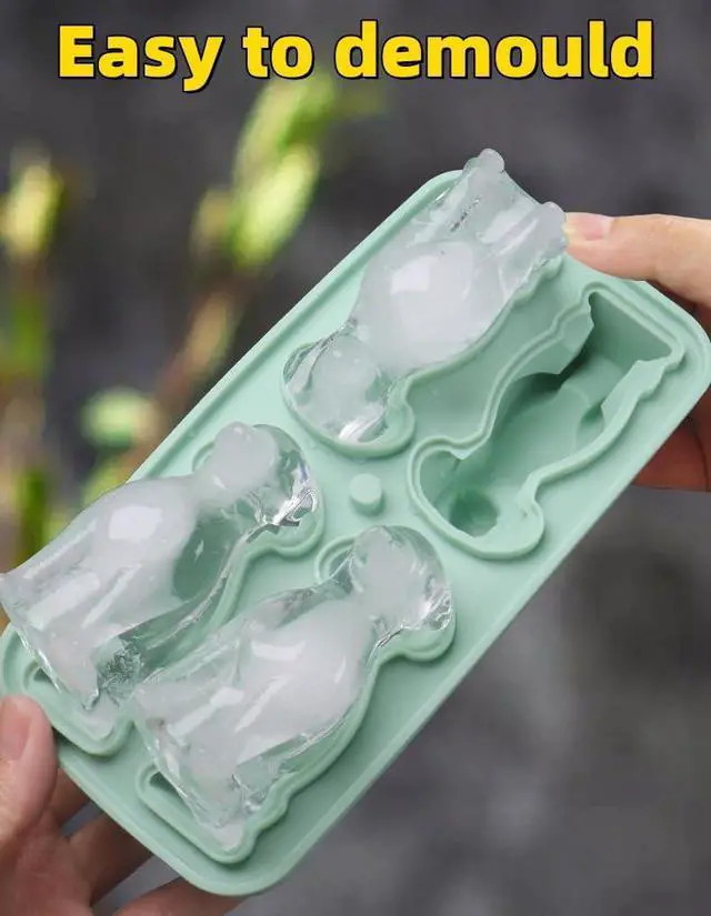 Alt view image 4 of 7 - 3D Labrador Ice Cube Mold, Cute Dog Silicone Popsicle Molds (Pink) | BPA-Free, Easy Demolding, Dishwasher Safe, Animal Popsicle Maker Mold, Cute Kids Ice Cream Molds, Ice Cube Tray for Toddlers