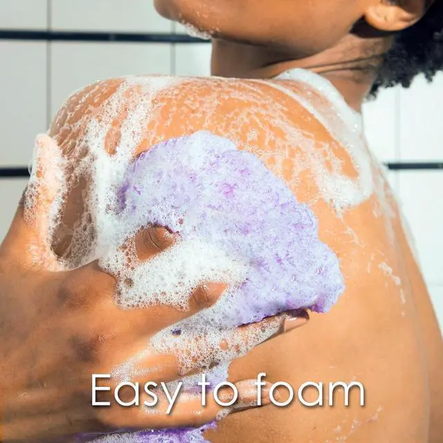 Alt view image 3 of 7 - African Exfoliating Net Sponge, 2 Pack Bath Scrubber for Shower