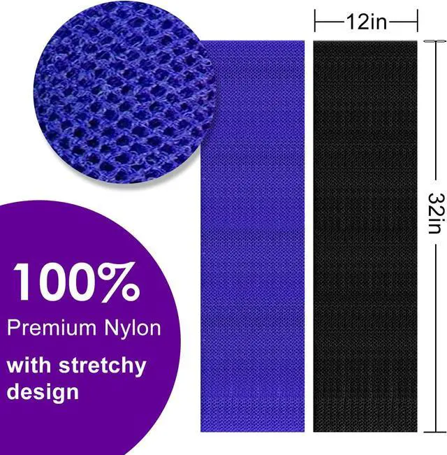 Alt view image 2 of 7 - African Exfoliating Net Sponge, 2 Pack Bath Scrubber for Shower