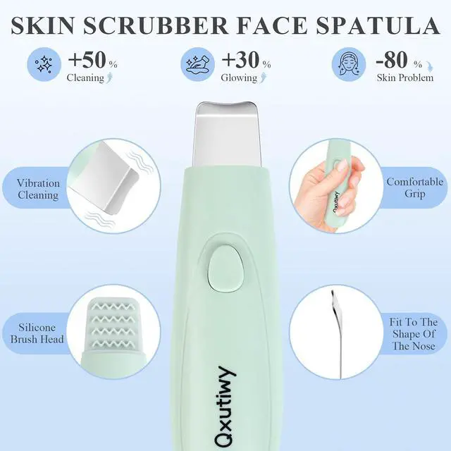 Alt view image 2 of 7 - Skin Scrubber & Face Spatula, Blackhead Remover Tools
