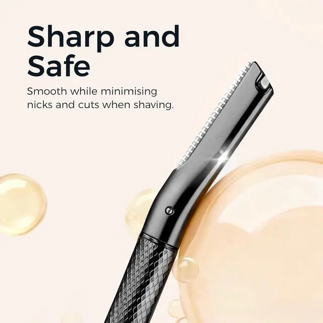Alt view image 6 of 7 - ZOMCHI Eyebrow Razor for Women & Men, Precision Cover, Black