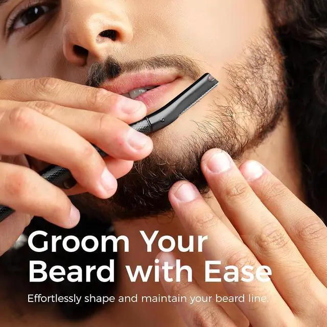 Alt view image 5 of 7 - ZOMCHI Eyebrow Razor for Women & Men, Precision Cover, Black