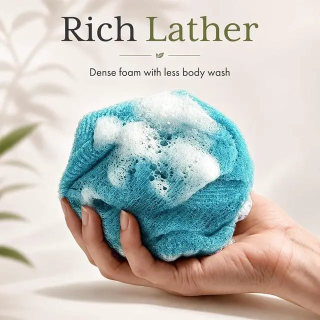 Alt view image 5 of 7 - Bathway Exfoliating Washcloth Towel- Japanese Shower Back Scrubber, 3 Pack