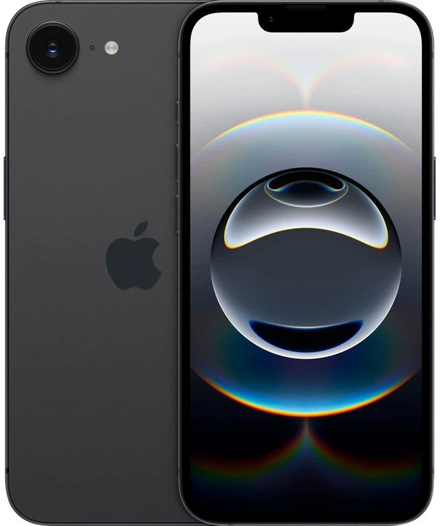 Alt view image 2 of 2 - Apple iPhone 16e Tracfone Only 128GB Black (Grade A)