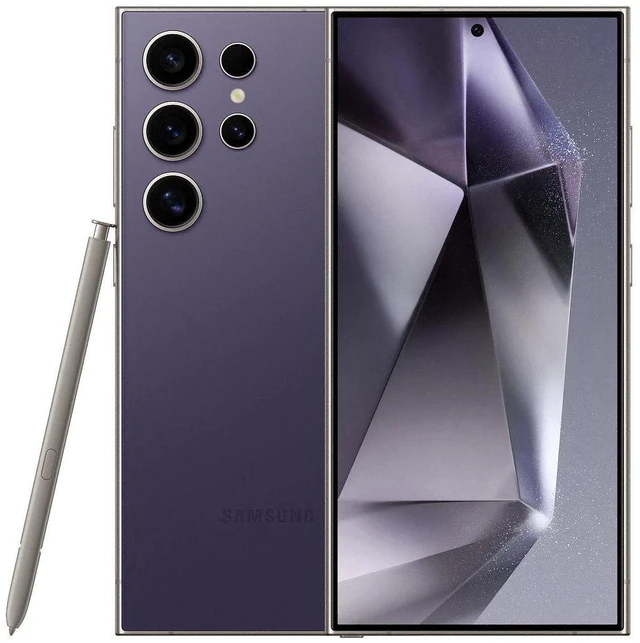 Main image of Samsung Galaxy S24 Ultra SM-S928U Titanium Violet Unlocked Unlocked 256GB Grade 3