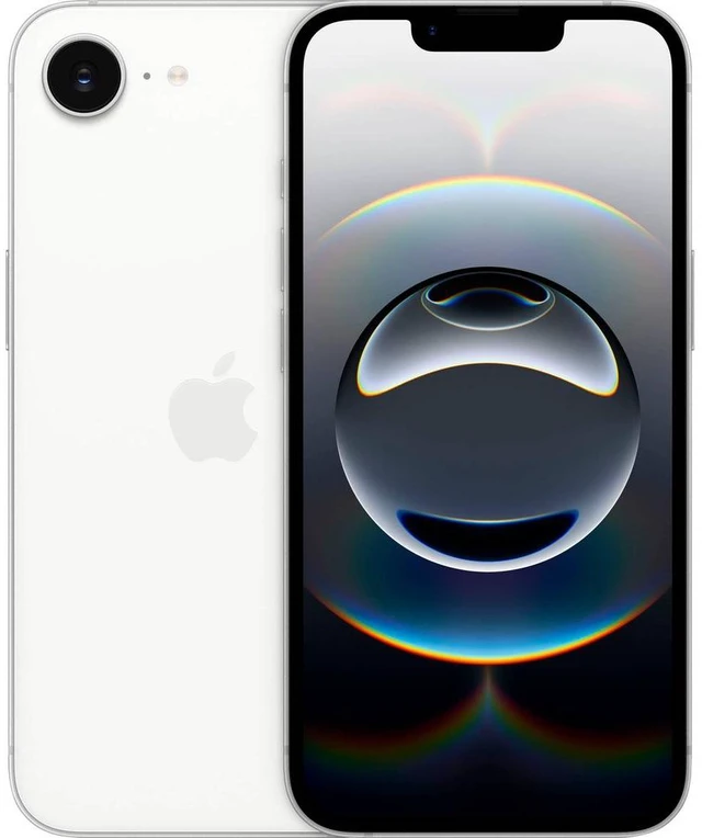 Main image of Apple iPhone 16e A3212 White Unlocked Unlocked 128GB Grade 3