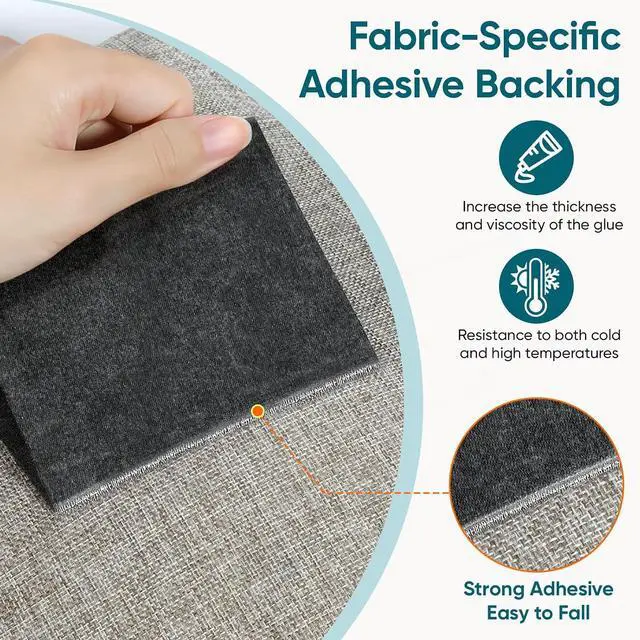 Alt view image 4 of 7 - Velvet Repair Tape,4x71 Inch Self-Adhesive Grey Couch Patch Repair Fabric Patch for Furniture,Sofas,Cushion,Chairs,Suede Goods.