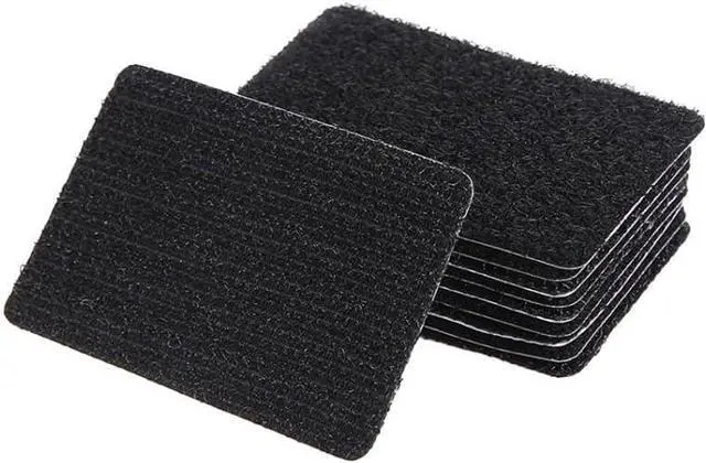 Alt view image 2 of 4 - 20 Pack Hook and Loop Tape Adhesive Double Sided Non Slip Couch Cushion Grip Patch Pads for Bench Cushion Chair Pads Seat Cushion Chair Mat Door Mat Kitchen Mat Bathroom Rugs Car Carpet Mats