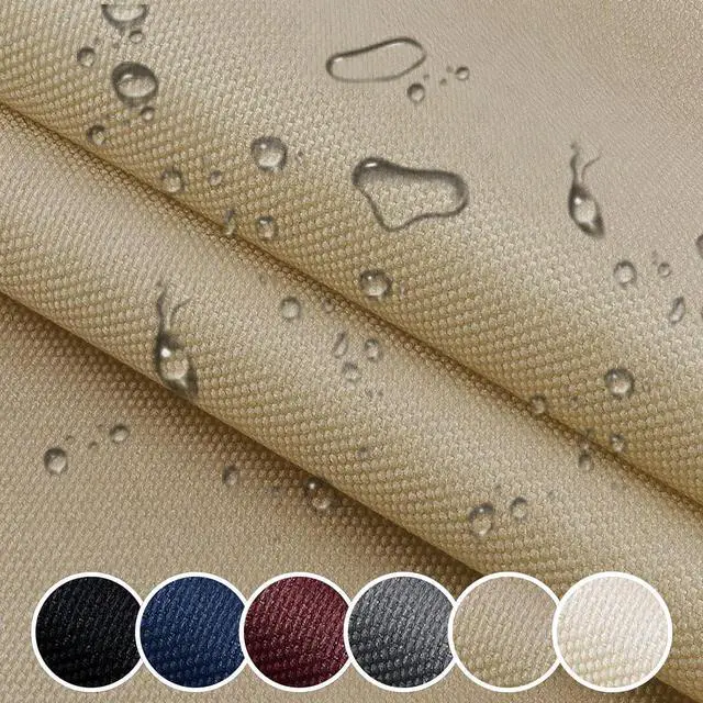 Alt view image 4 of 7 - Waterproof Canvas Cloth Fabric by The Yard 60" W 600D Oxford Polyester Upholster Fabric Water Resistant Material for Outdoor Furniture Chair Cushion Cover DIY Sewing (1 Yard, Khaki)