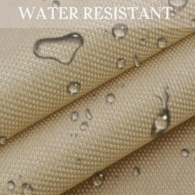 Alt view image 5 of 7 - Waterproof Canvas Cloth Fabric by The Yard 60" W 600D Oxford Polyester Upholster Fabric Water Resistant Material for Outdoor Furniture Chair Cushion Cover DIY Sewing (1 Yard, Khaki)