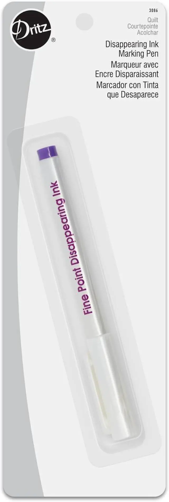 Main image of Dritz 3086 Disappearing Ink Pen, Fine Point, Purple