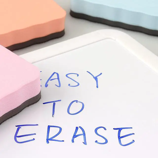 Alt view image 6 of 7 - Tamaki 6 Pack Magnetic Dry Eraser Erasers 4.2'' x 2.2'', Wavy | Dry Erasers for White Board, Whiteboard Erasers for Kids Classroom