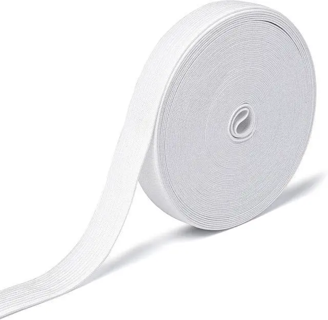 Main image of Airisoer Elastic Bands for Sewing 3/4 Inch x 12 Yards, White | Stretchable Knit Elastic Spool, Durable & Strong, for Waistbands, Pants, Clothes, DIY Crafts & Sewing, and Everyday Fixes