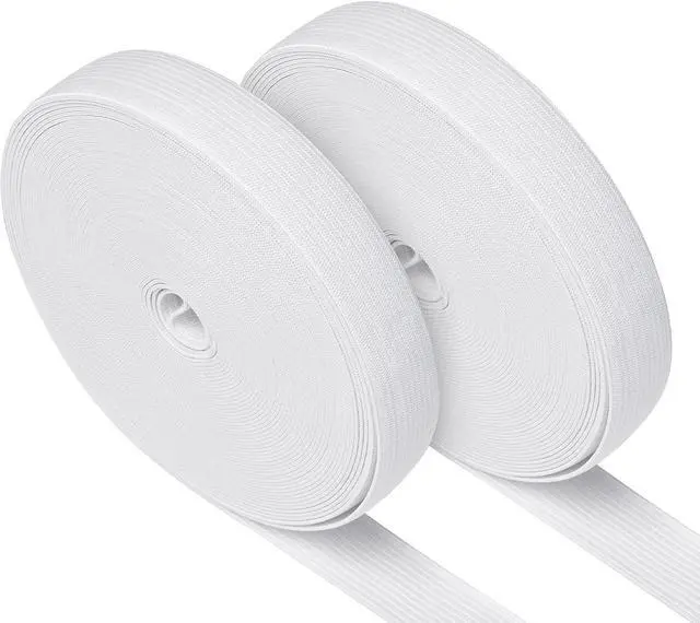 Alt view image 3 of 7 - Airisoer Elastic Bands for Sewing 3/4 Inch x 12 Yards, White | Stretchable Knit Elastic Spool, Durable & Strong, for Waistbands, Pants, Clothes, DIY Crafts & Sewing, and Everyday Fixes