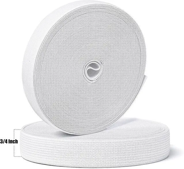 Alt view image 4 of 7 - Airisoer Elastic Bands for Sewing 3/4 Inch x 12 Yards, White | Stretchable Knit Elastic Spool, Durable & Strong, for Waistbands, Pants, Clothes, DIY Crafts & Sewing, and Everyday Fixes