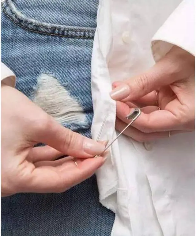 Alt view image 4 of 7 - 50 Pcs Large Safety Pins, 1.8" Heavy Duty Safety Pins for Clothes, Blanket, Crafts - Strong & Secure Locking