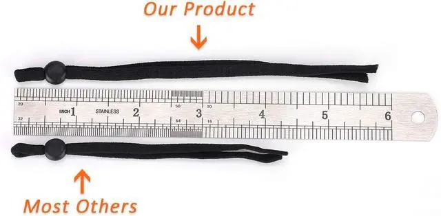 Alt view image 4 of 7 - Hollosport 80PCS Extra Long Adjustable Elastic String for Face Masks 1/4 x 6 Inch, Soft Black Elastic Cord Ear Loops Straps Bands Ropes with Buckle Adjuster Lock for Craft Sewing