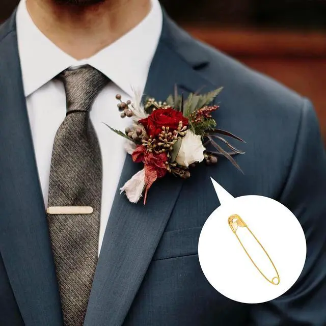 Alt view image 6 of 7 - 80 PCS Large Safety Pins, Gold Safety Pins Bulk for Sewing and Clothes(56mm)