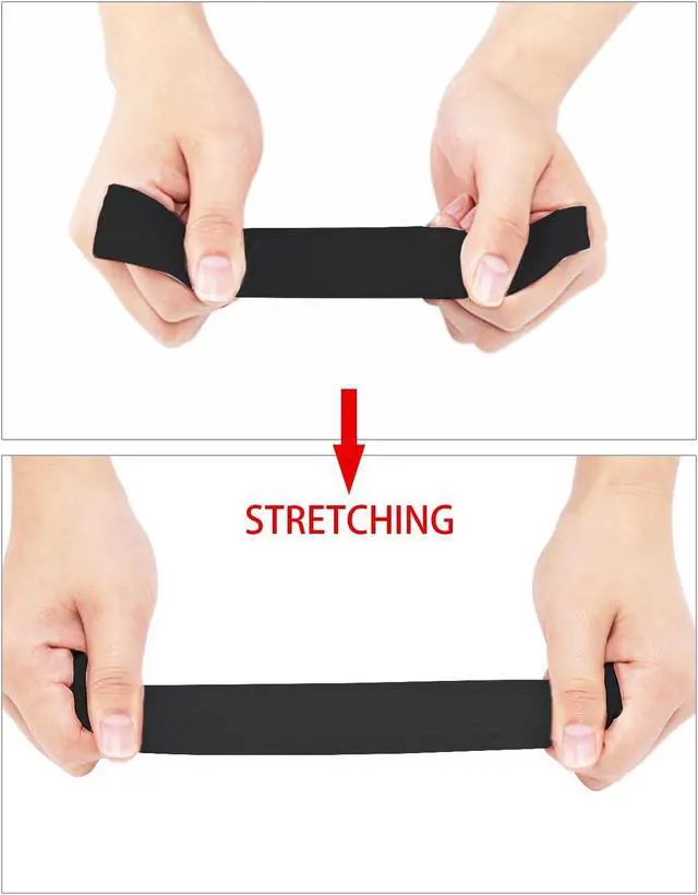 Alt view image 6 of 7 - Airisoer Elastic Bands for Sewing 1 Inch x 32 Yards, Black | Stretchable Knit Elastic Spool, Durable & Strong, for Waistbands, Pants, Clothes, DIY Crafts & Sewing, and Everyday Fixes