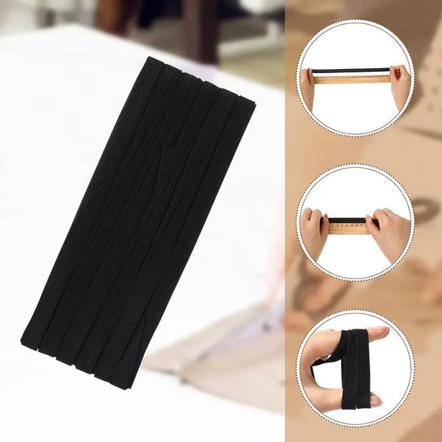 Alt view image 4 of 6 - Shappy Elastic for Sewing Knit Elastic Band (1/2 Inch X 11 Yards,Black)