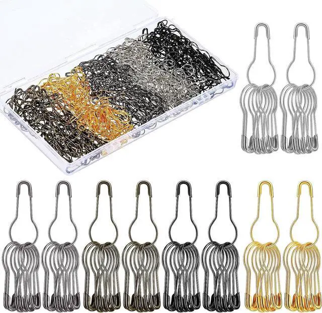 Main image of 500 Pieces Bulb Pins for Crafts Gourd Quilting Calabash Safety Pins Clothing Tag Pin for Hand Sewing DIY Crafts Home Accessories(Silver, Black, Gold, Silver Black, Bronze)