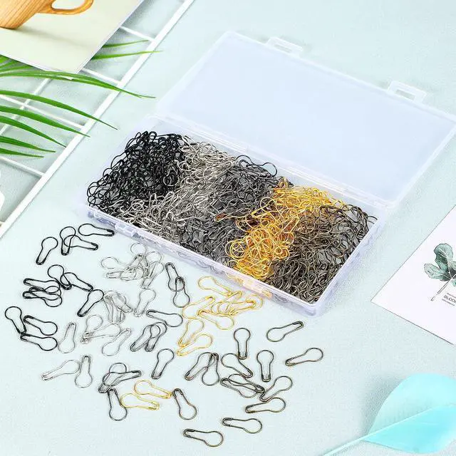 Alt view image 5 of 7 - 500 Pieces Bulb Pins for Crafts Gourd Quilting Calabash Safety Pins Clothing Tag Pin for Hand Sewing DIY Crafts Home Accessories(Silver, Black, Gold, Silver Black, Bronze)
