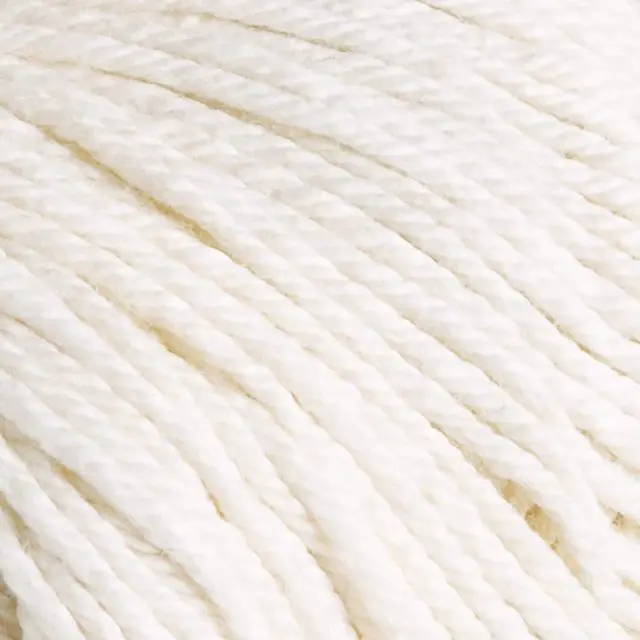 Alt view image 2 of 2 - Knit Picks Dishie White Worsted Weight 100% Cotton Yarn for Crocheting | 100g of solid colored yarn in Swan color for dishcloths, machine washable.