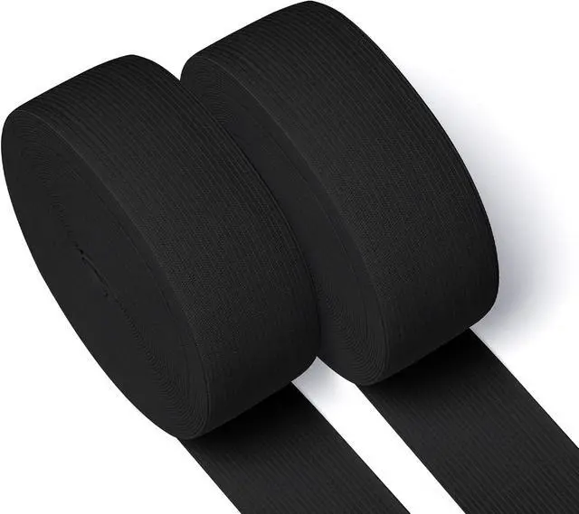 Alt view image 3 of 7 - Airisoer Elastic Bands for Sewing 1.5 Inch x 12 Yards, Black | Stretchable Knit Elastic Spool, Durable & Strong, for Waistbands, Pants, Clothes, DIY Crafts & Sewing, and Everyday Fixes