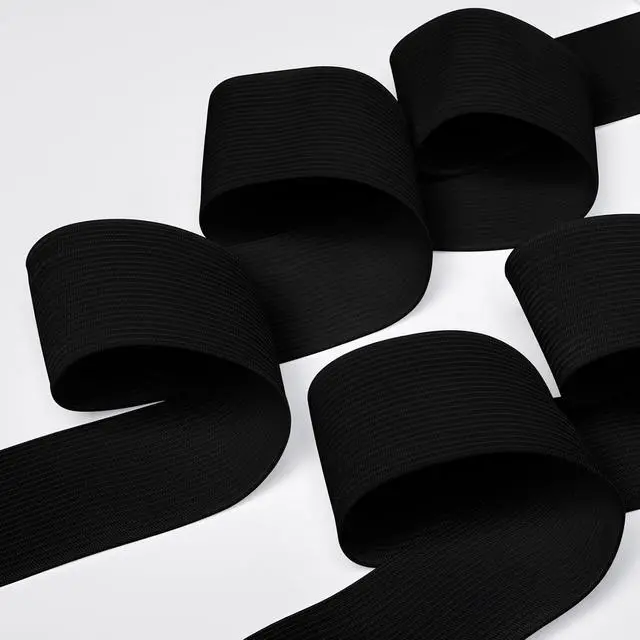Alt view image 2 of 7 - Airisoer Elastic Bands for Sewing 1.5 Inch x 12 Yards, Black | Stretchable Knit Elastic Spool, Durable & Strong, for Waistbands, Pants, Clothes, DIY Crafts & Sewing, and Everyday Fixes