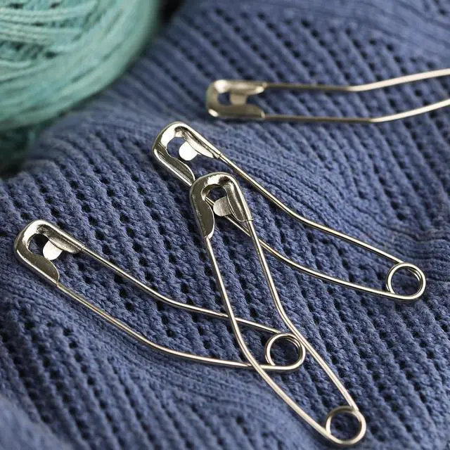 Alt view image 2 of 7 - 2inch Quilt Safety Pin Curve Fabric Pin Baste for Quilting Knitting 100PCS | Sewing Supply Curve Safety Pin Quilt Stainless Steel Fabric Pin Baste for Quilting Knitting Sew Quilt Supply Quilting Pin