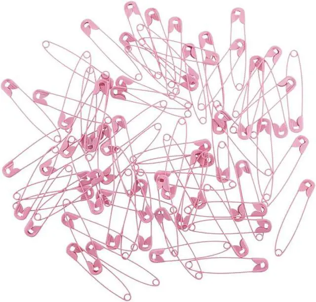 Alt view image 6 of 6 - SaktopDeco Pink Safety Pins 2.16 Inch Metal Safety Pins for Handcrafts DIY Sewing Art Craft Pin Pack of 100