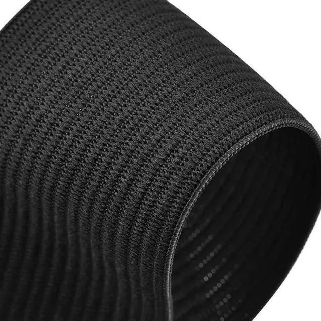 Alt view image 2 of 6 - Hanfinee 3 Inch Wide Elastic Band with Heavy Stretch for Sewing, Black,5Yds | High Elasticity Sewing Band for Sewing Crafts DIY,Waistband,Bedspread,Cuff