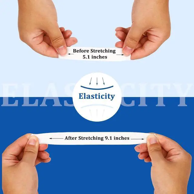 Alt view image 5 of 6 - Elastic Band for Sewing 1 Inch 12 Yards White for Sewing & Crafts | Elastics Cord Braided Stretch Straps for Crafting DIY