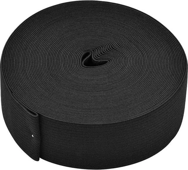 Main image of EBOOT 1 Pcs Elastic Spool (3/2 Inch X 11 Yard,Black)