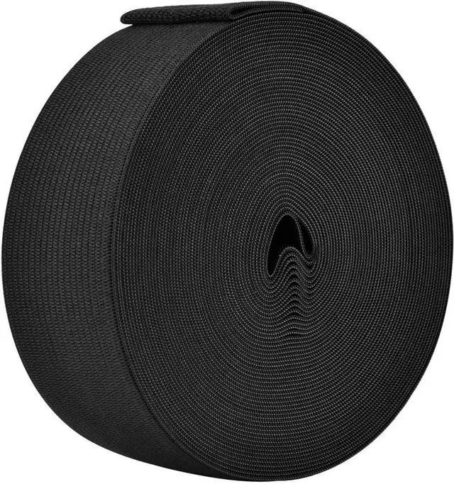 Alt view image 4 of 5 - EBOOT 1 Pcs Elastic Spool (3/2 Inch X 11 Yard,Black)
