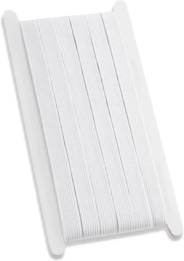 Main image of Airisoer Elastic Bands for Sewing 3/8 Inch x 12 Yards, White | Stretchable Knit Elastic Spool, Durable & Strong, for Waistbands, Pants, Clothes, DIY Crafts & Sewing, and Everyday Fixes