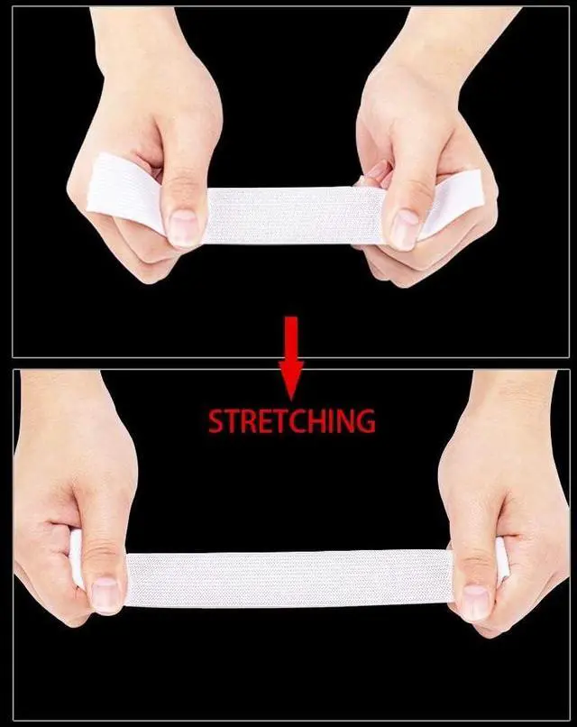 Alt view image 6 of 7 - Airisoer Elastic Bands for Sewing 1 Inch x 12 Yards, White | Stretchable Knit Elastic Spool, Durable & Strong, for Waistbands, Pants, Clothes, DIY Crafts & Sewing, and Everyday Fixes