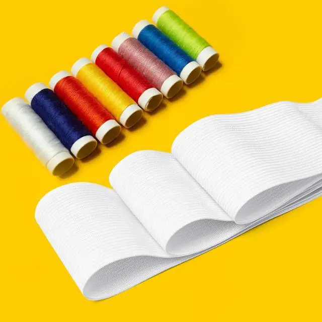 Alt view image 6 of 7 - Airisoer Elastic Bands for Sewing 2 Inch x 12 Yards, White | Stretchable Knit Elastic Spool, Durable & Strong, for Waistbands, Pants, Clothes, DIY Crafts & Sewing, and Everyday Fixes