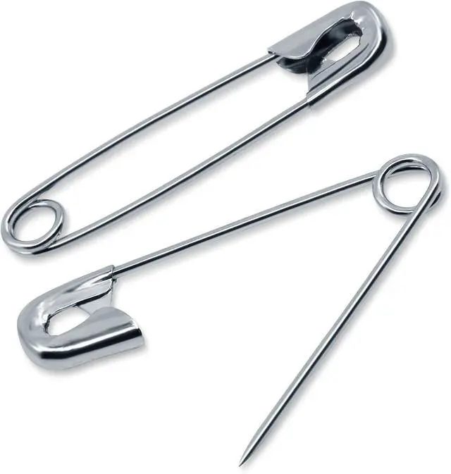 Alt view image 2 of 4 - Dritz 1470 Safety Pins, Size 1 (200-Count), Nickel