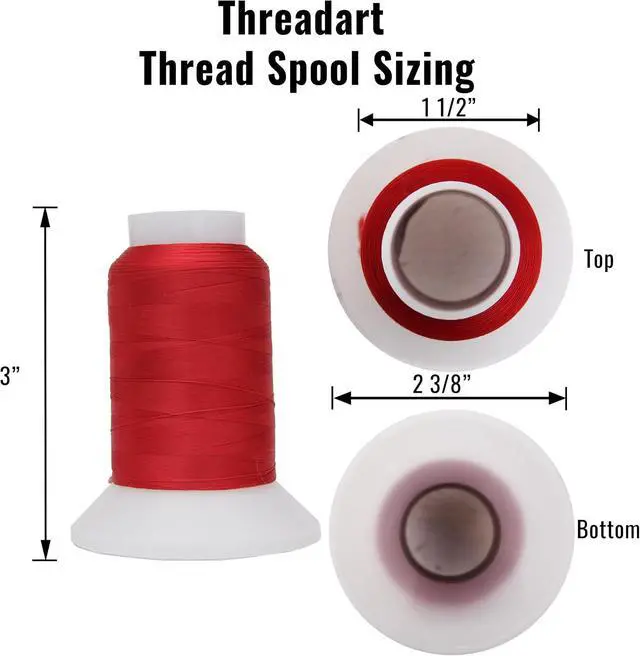 Alt view image 3 of 7 - ThreadArt Wooly Serger Thread, Nylon 1000m, Ivory 9102 | Stretchy textured nylon serger thread for knits, swimwear, lingerie and soft seams. Great for loopers and coverstitch.